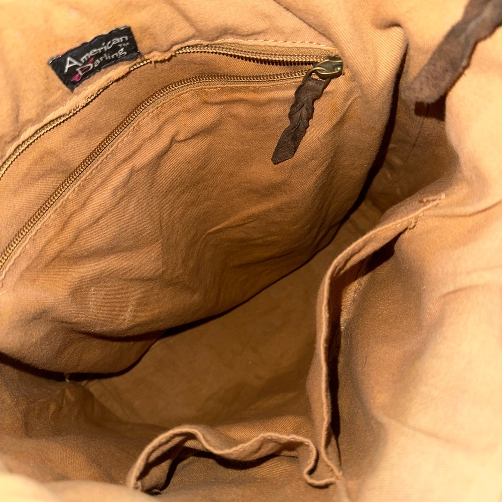 American Darling Messenger Bag. Conceal carry, Crossbody, leather western bag. - Picture 3 of 3